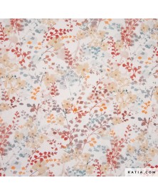 Tela popelín Green Utopia