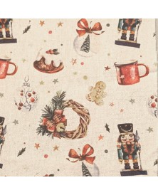 Tela canvas reciclado Xmas Nutcracker