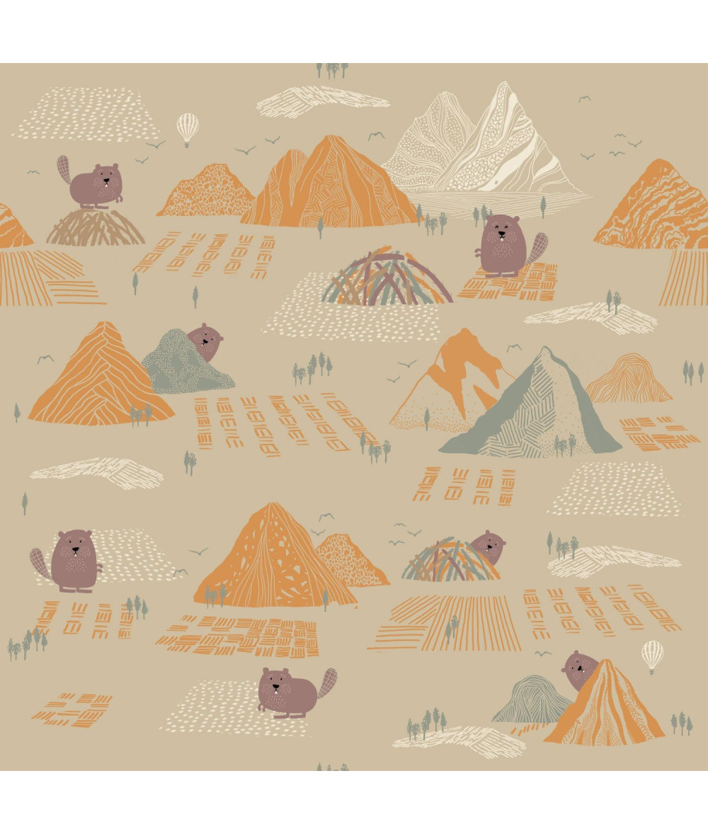 Shoft-Shell Beaver and Mountains