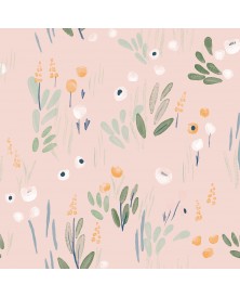 Tela Viscosa Detective Flowers