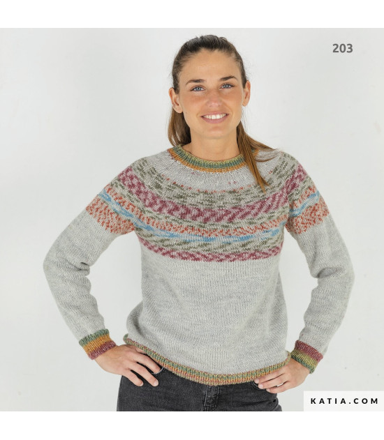 
                                                                                            Patrón Jersey Mujer Circular
                                                                                    