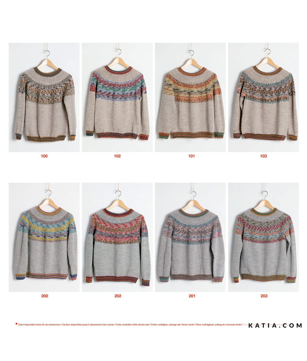 Patrón Jersey Mujer Circular - Patrones Gratuitos
