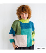 Patrón Jersey Patchwork - Patrones Gratuitos