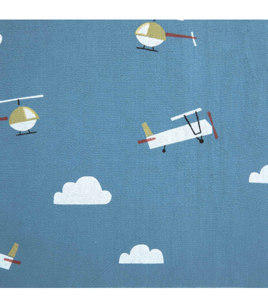 
                                                                                            Rustic Cotton Planes Jade
                                                                                    