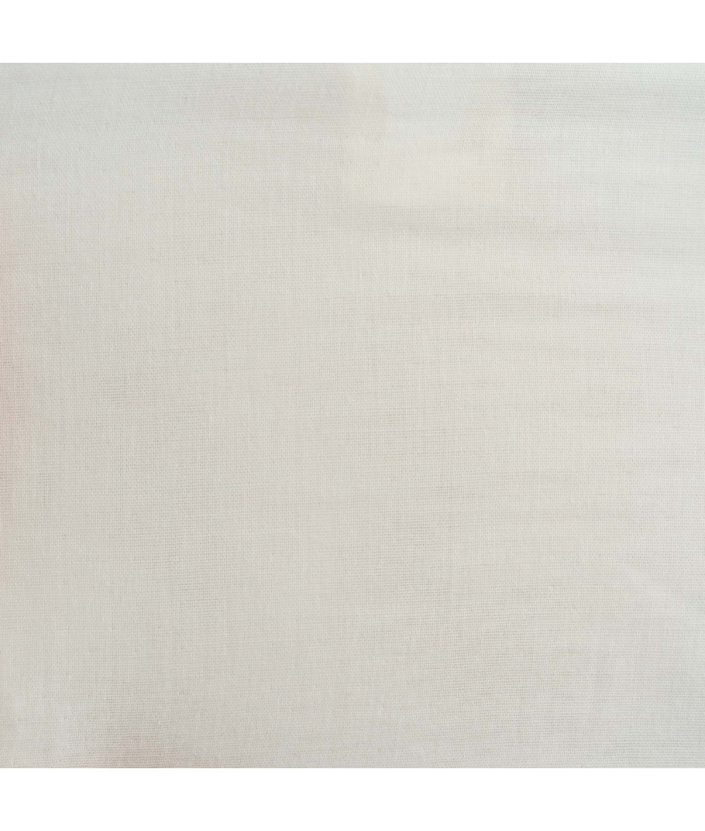 Purest Cotton Mousseline Raw White