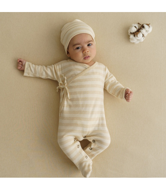 Purest Cotton Knit Big Stripes