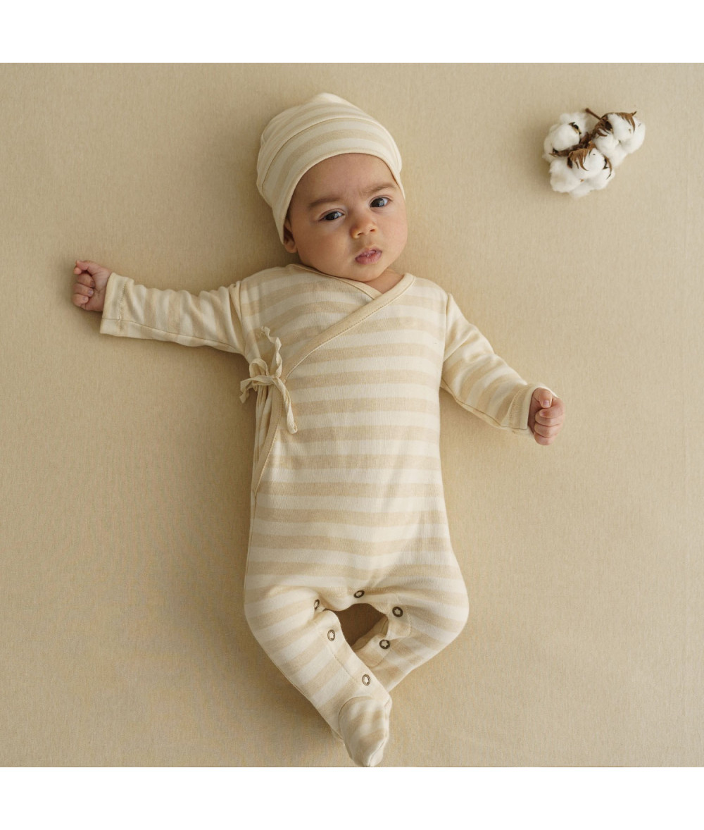 Purest Cotton Knit Big Stripes
