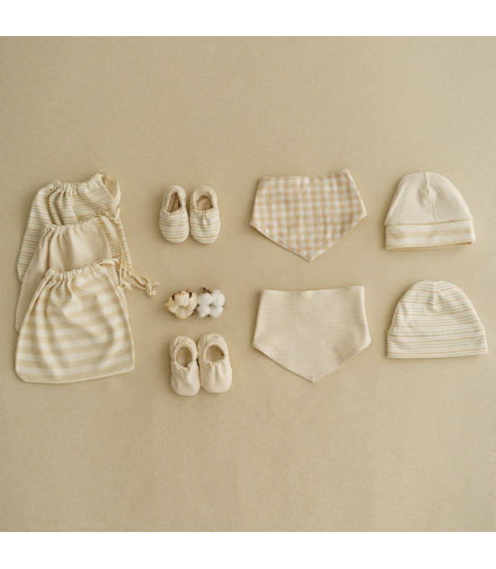 Purest Cotton Knit Big Stripes