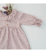 Tela Viyela Cotton Print Little Pink Flowers