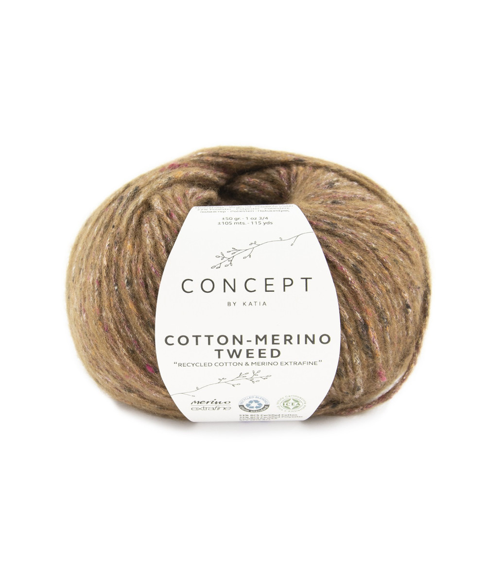 Cotton-Merino Tweed