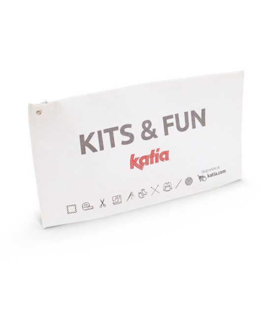
                                                                                            Estuche de papel con cremallera Kits & Fun
                                                                                    