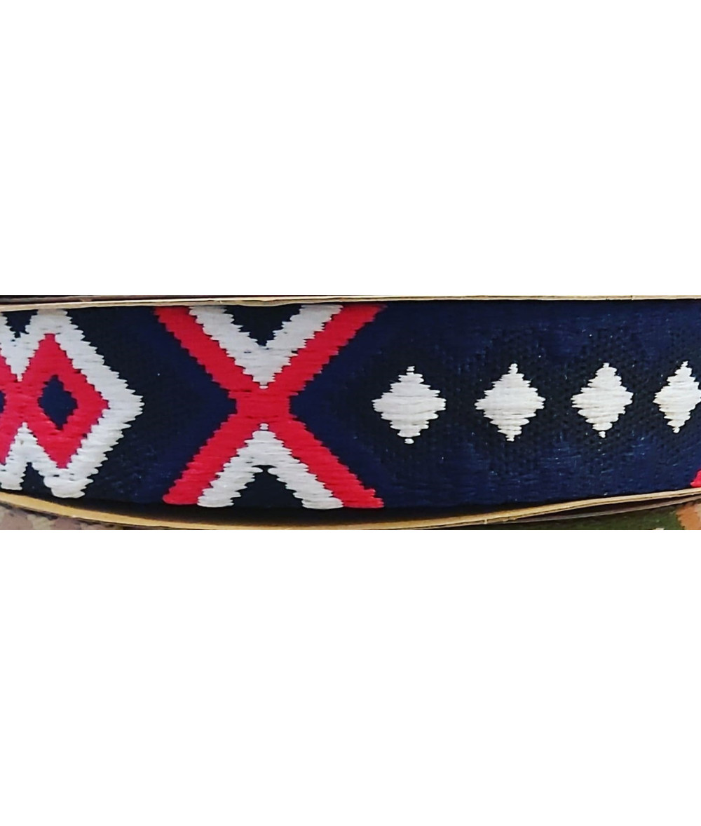 Cinta Étnica Azul mochila