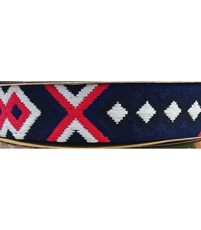 Cinta Étnica Azul mochila