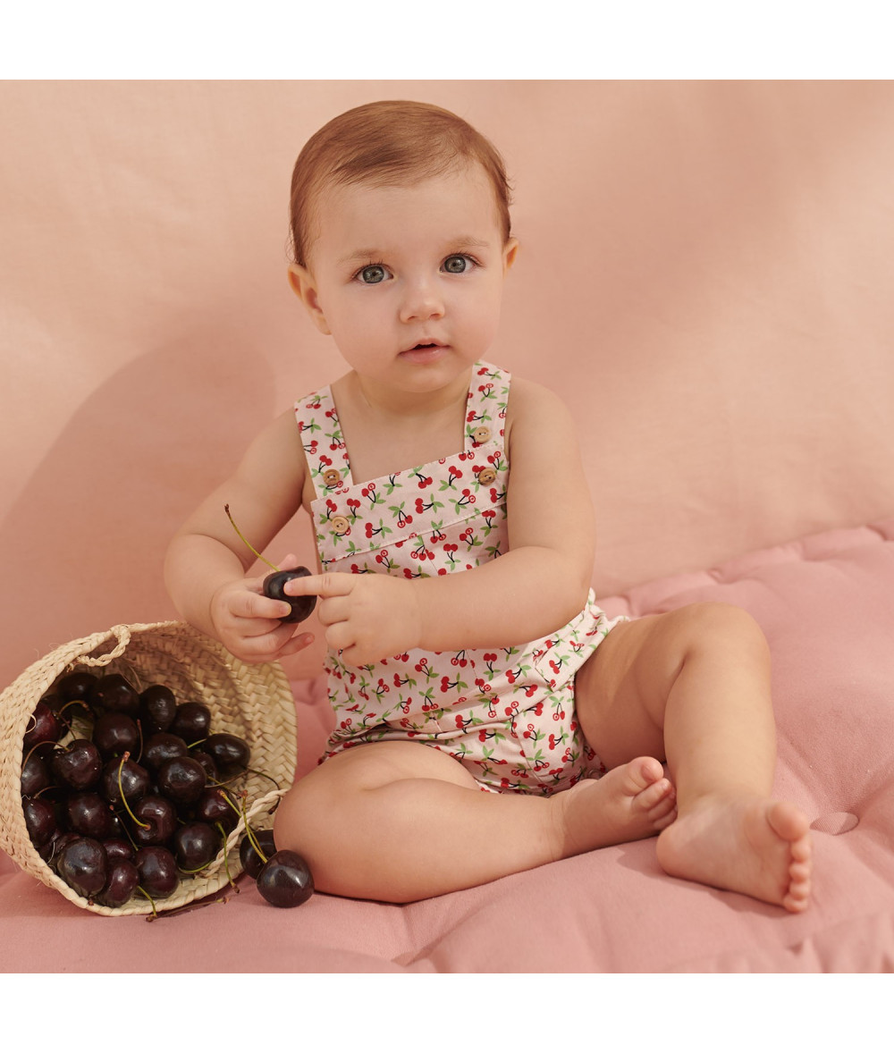 Tela popelín Cherries