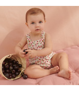 Tela popelín Cherries
