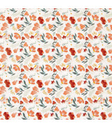Tela popelín Africa Flowers
