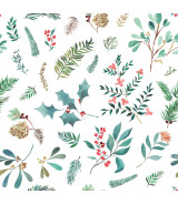 Tela Canvas Xmas Floral
