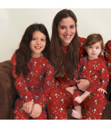 Tela Jersey Xmas Birds Time