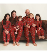 Tela Jersey Xmas Birds Time