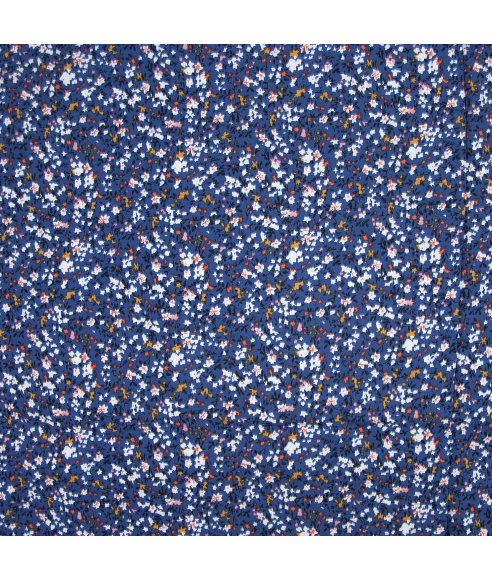 Tela Viscose Print Night Flowers