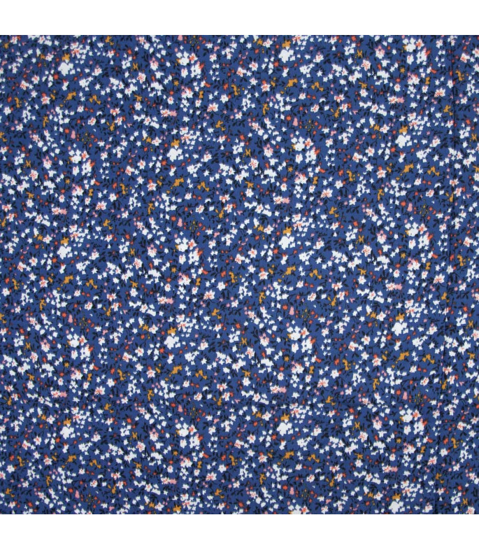 Tela Viscose Print Night Flowers