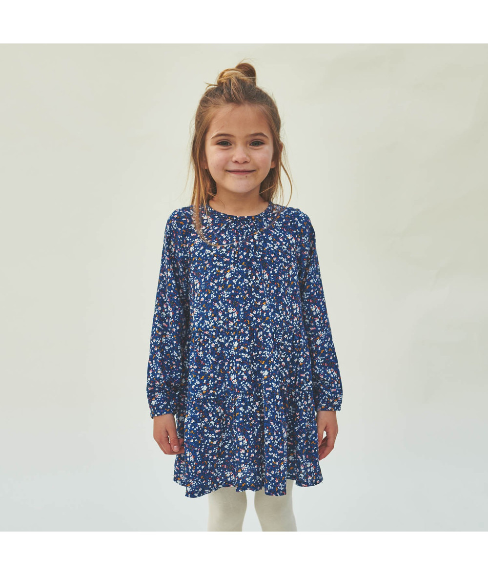 Tela Viscose Print Night Flowers