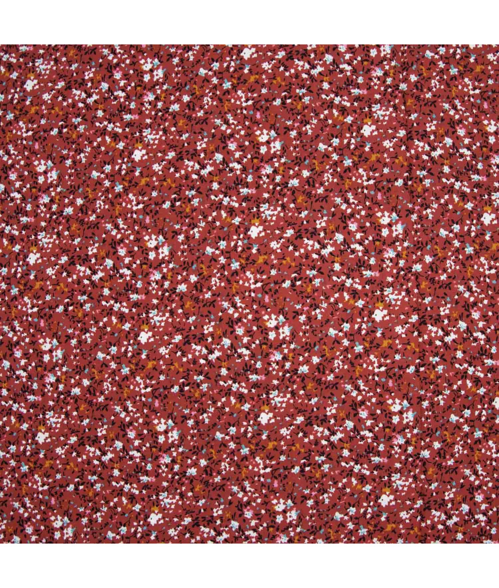 Tela Viscose Print Sunset Flowers