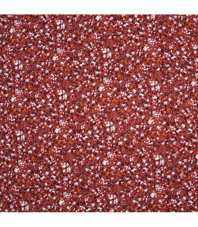 Tela Viscose Print Sunset Flowers