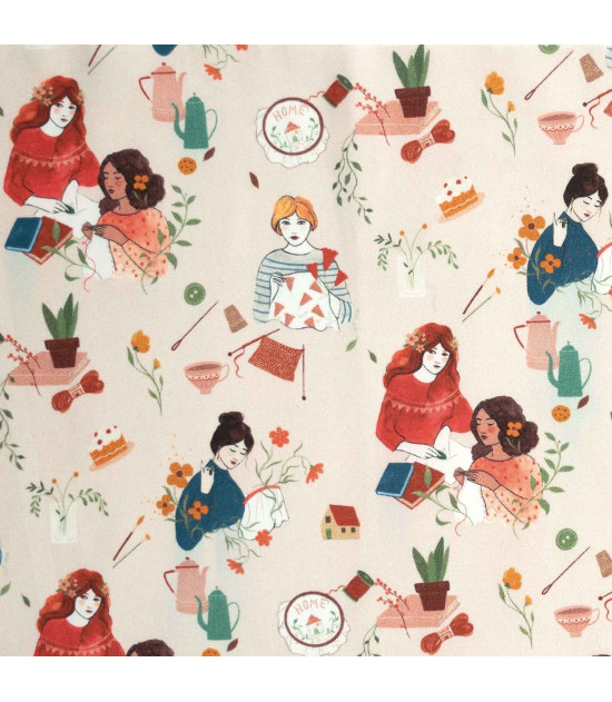 
                                                                                            Tela popelín Knit & Sew
                                                                                    