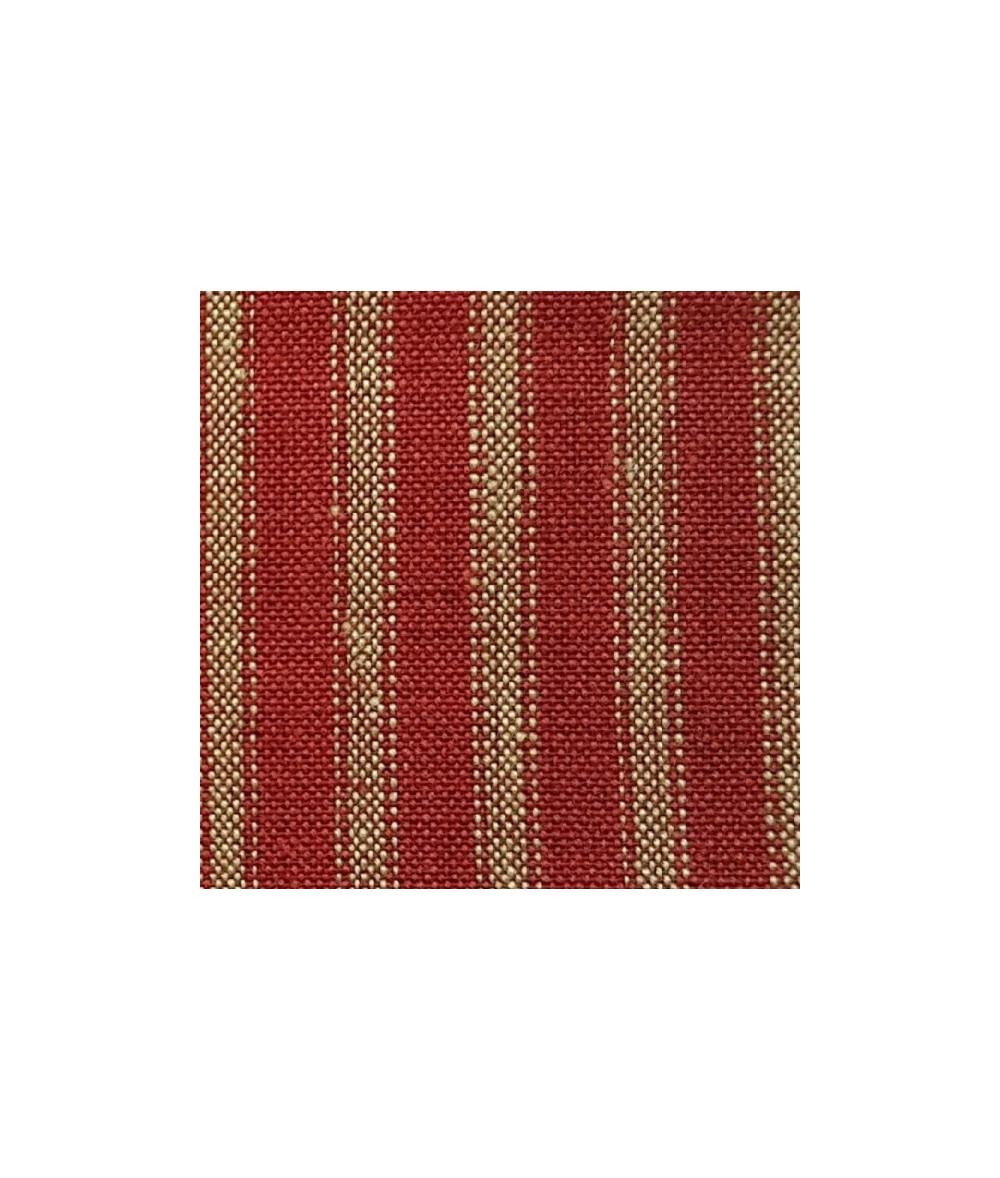Tela Tramado Americano Willson Rayas Granate-Camel - Patchwork