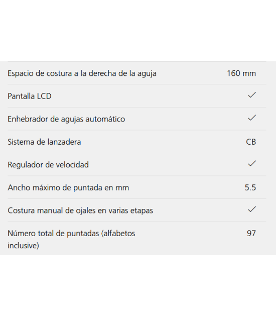 Máquina Coser Bernina B325