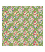 Tela Tilda Colección Jubilee- Farm Flowers Green