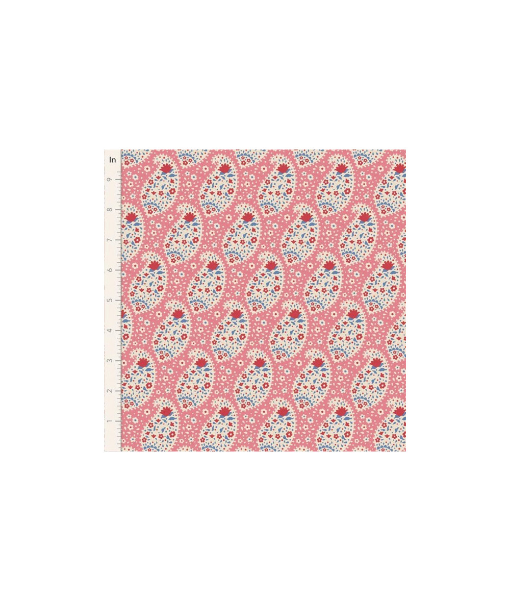 Tela Tilda Colección Jubilee- Teardrop Pink