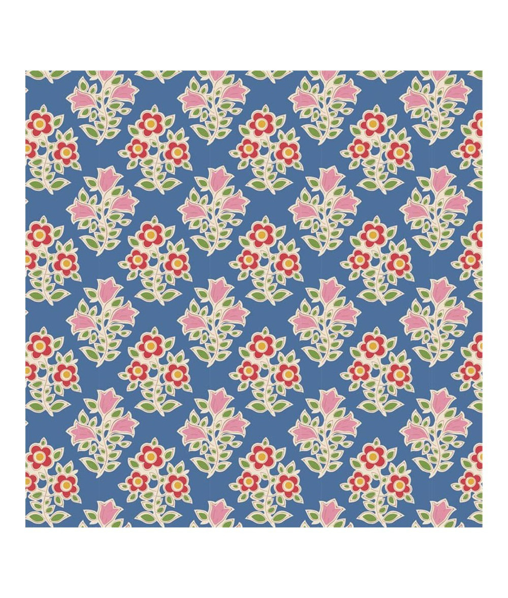 Tela Tilda Colección Jubilee- Farm Flowers Blue