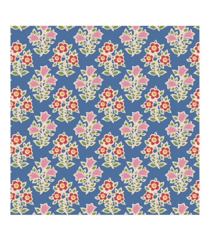 Tela Tilda Colección Jubilee- Farm Flowers Blue
