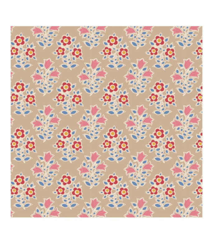 Tela Tilda Colección Jubilee- Farm Flowers Sand