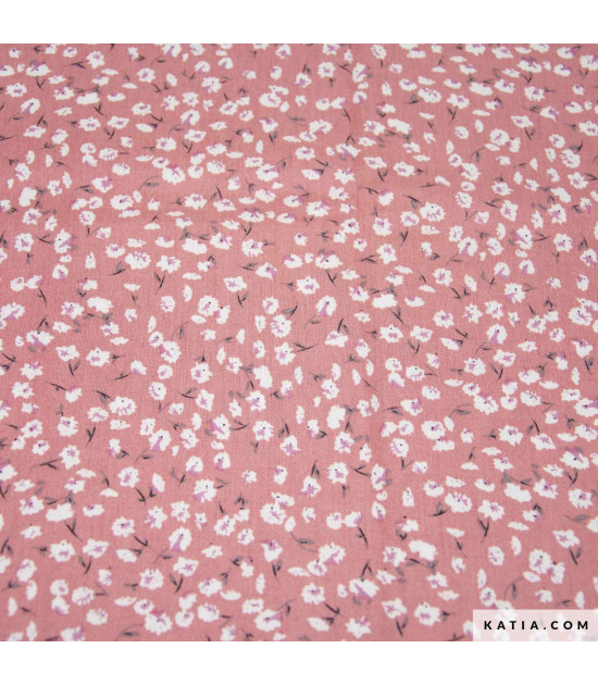 
                                                                                            Viscosa Print Azalea Pink
                                                                                    