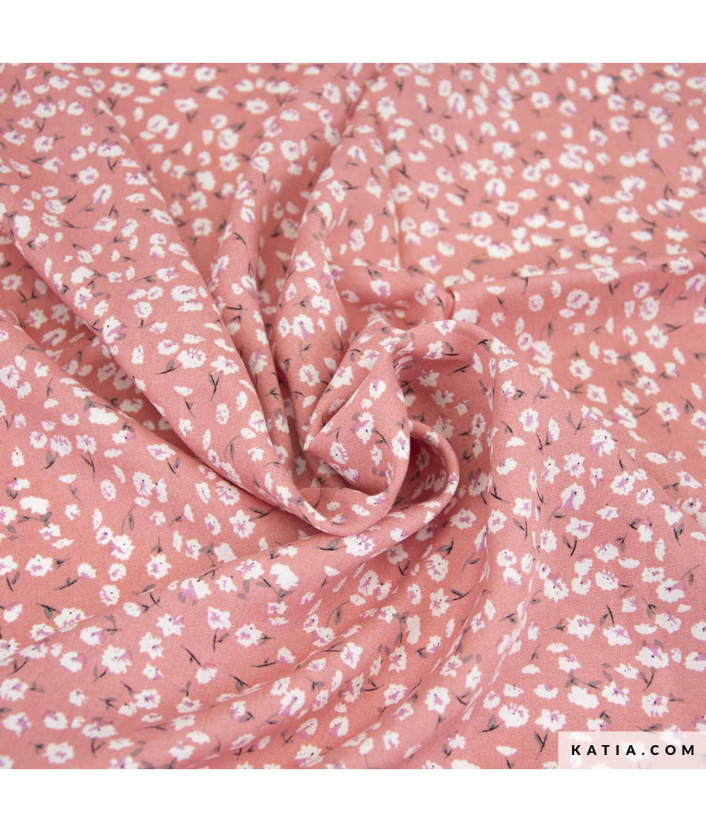 Viscosa Print Azalea Pink