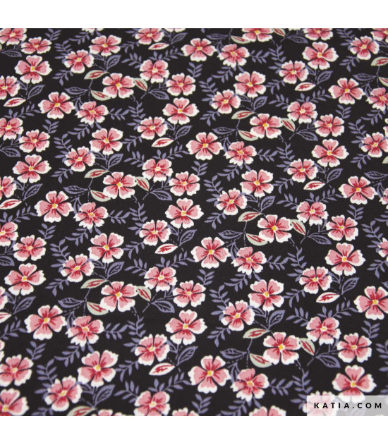 
                                                                                            Viscosa Print Summer Night Flowers
                                                                                    