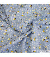 Viscosa Print Azalea Blue