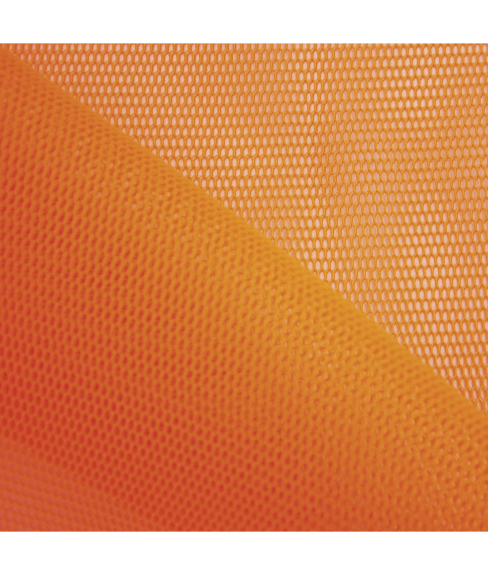 Tela de malla 3D Mesh Fluor Orange