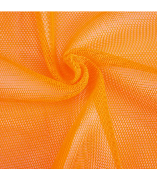 Tela de malla 3D Mesh Fluor Orange