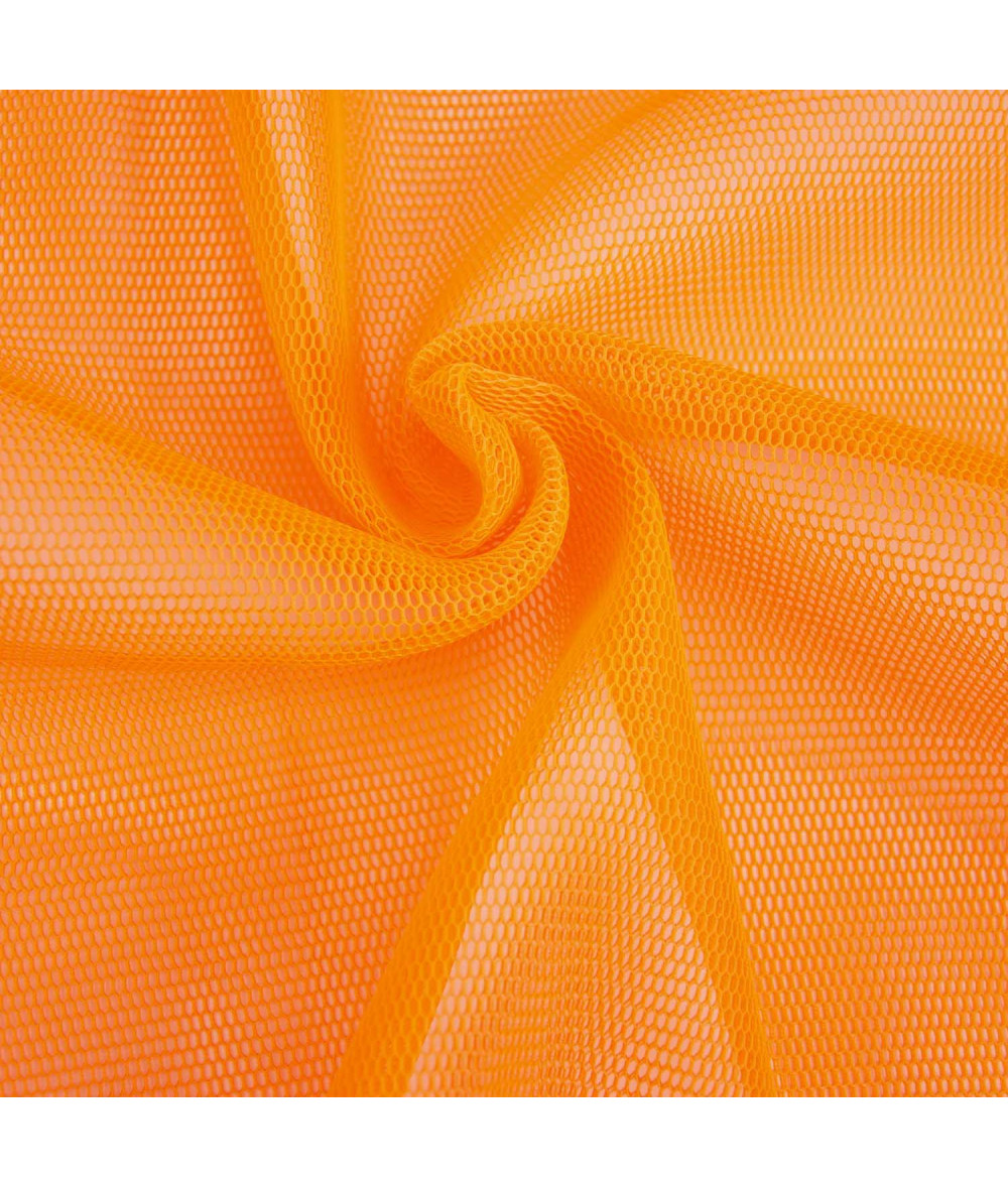 Tela de malla 3D Mesh Fluor Orange