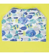 Tela plastica Cotton Laminated PU Tropical Neon Sea
