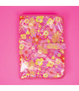 Tela plastica Cotton Laminated PU Tropical Fuchsia