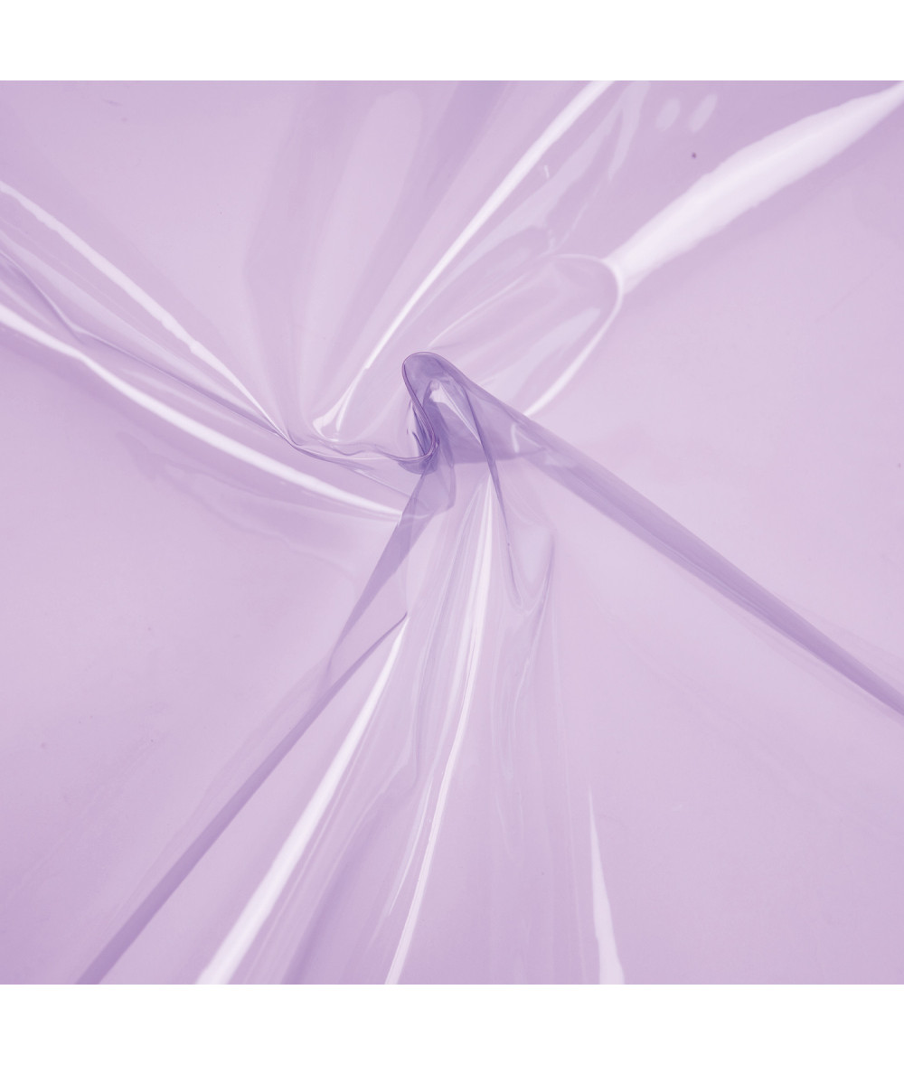 Tela vinilo PVC Translucent Colors Fluor LIlac