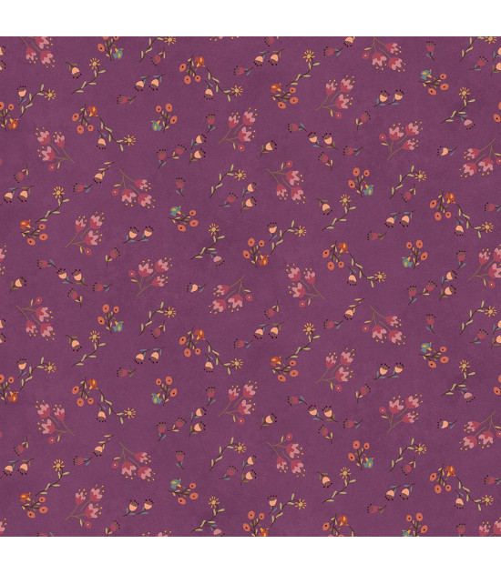 
                                                                                            Tela colección Gift of Grateful Praise Flores Morada
                                                                                    