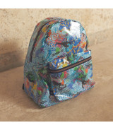 Tela plástica Cotton Laminated PU Hip Hop