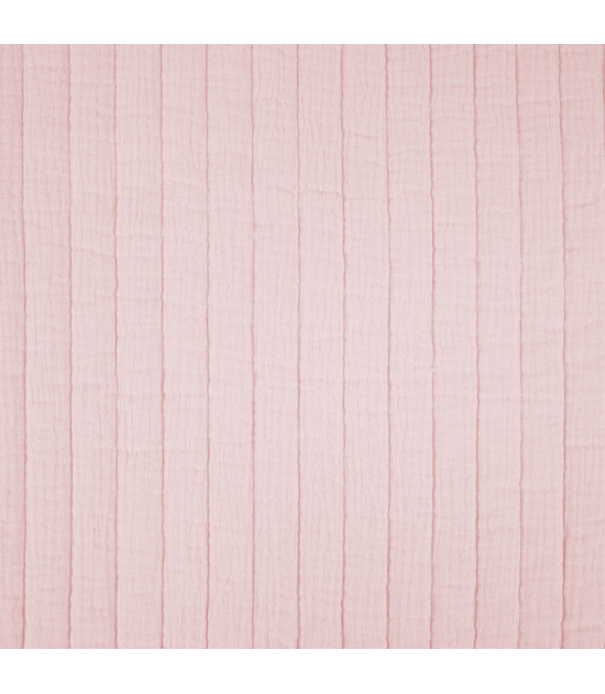 
                                                                                            Tela Muselina acolchada en color rosa pastel
                                                                                    