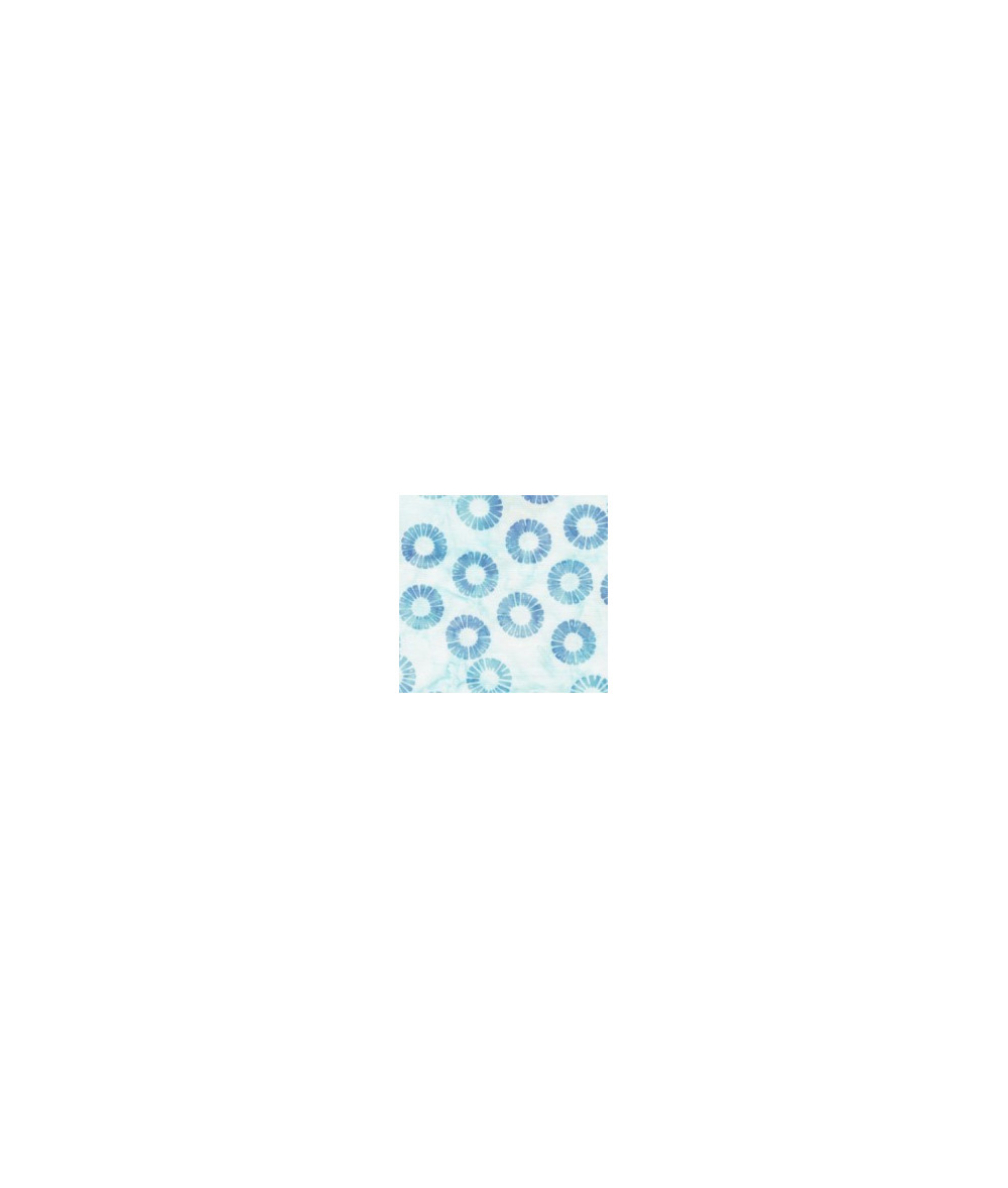 Tela Windham Fabrics Periwinkle Glow Petal Wheels